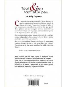 Tout & rien, tant et si peu : la fièvre des mots De Nelly Duplouy Ed. Tertium | 9782368482841 | 2