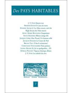 Des PAYS HABITABLES N°7 Naïveté - Utopie - Exubérance | 9782912753649 |