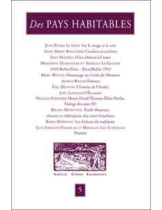 Des PAYS HABITABLES N°5 Naïveté - Utopie - Exubérance | 9782912753618 |
