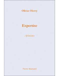 Expertise : aphorismes De Olivier Hervy | 9782913751385 |