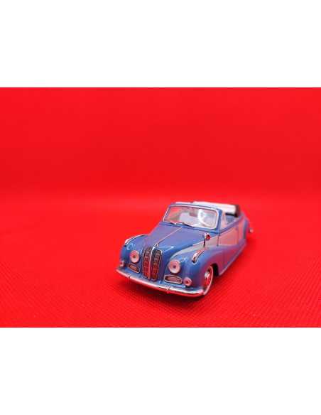 BMW 502 CABRIOLET BLEU DETAILCARS N°242 1/43° | BMW 502 Cabriolet Bleu de 1955 |
