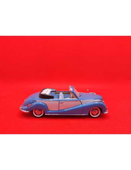 BMW 502 CABRIOLET BLEU DETAILCARS N°242 1/43° | BMW 502 Cabriolet Bleu de 1955 |