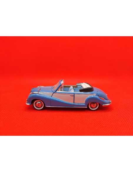 BMW 502 CABRIOLET BLEU DETAILCARS N°242 1/43° | BMW 502 Cabriolet Bleu de 1955 |