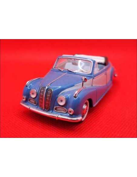 BMW 502 CABRIOLET BLEU DETAILCARS N°242 1/43° | BMW 502 Cabriolet Bleu de 1955 |