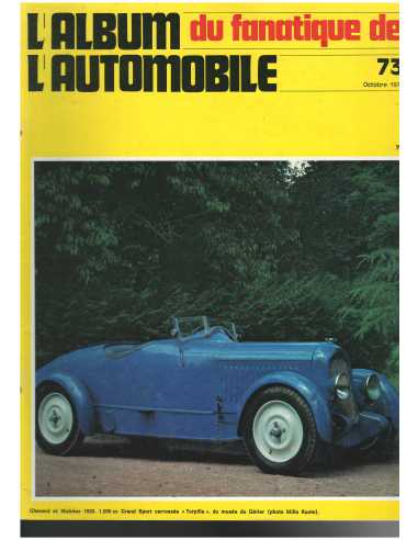 Album du Fanatique automobile N°73 - Dossier Martini / Sizaire et Naudin (1°partie) | Album Fanatique N°73 |