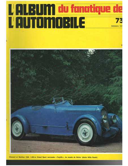 Album du Fanatique automobile N°73 - Dossier Martini / Sizaire et Naudin (1°partie) | Album Fanatique N°73 |