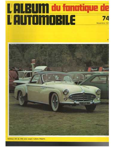 Album du Fanatique automobile N°74 - Dossier Sizaire et Naudin (2°partie) | Album Fanatique N°74 |