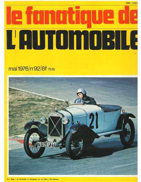 Album du Fanatique automobile N°92 - Dossier Delahaye 135 (3°partie) | Album Fanatique N°92 |