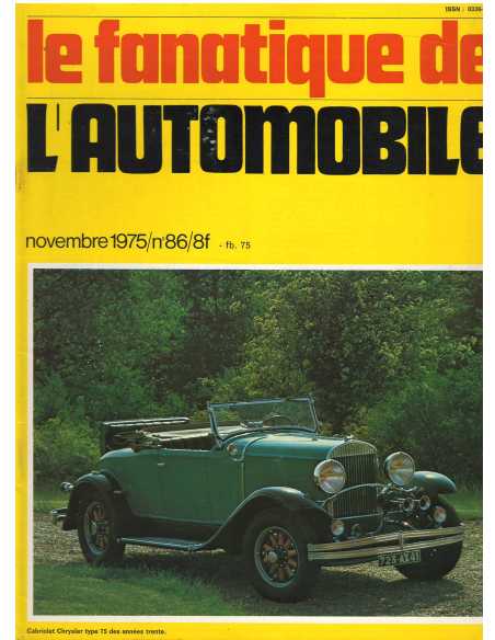 Album du Fanatique automobile N°86 - Dossier Delage de record (1°partie) | Album Fanatique N°86 |