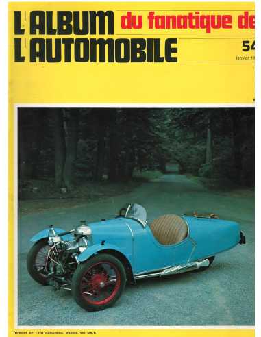 Album du Fanatique automobile N°54 - Dossier Citroën Les Premières "Traction" Avant | Album Fanatique N°54 |