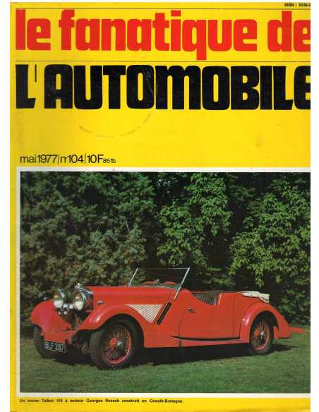 Album du Fanatique automobile N°104 - Dossier D'Yrsan Cyclecar (1°partie) | Album Fanatique N°104 |