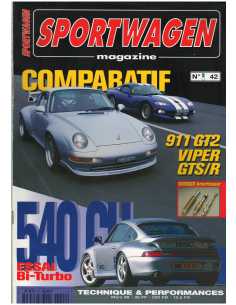 Sportwagen Magazine Porsche N°41 Dossier : Découverte Circuit / 911-959 du désertN°42 Dossier : 911 Bi-Turbo WSC 540 ch | Spo...