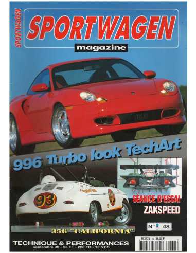 Sportwagen Magazine Porsche N°48 Dossier : 356 Carrera GT / 356 Speedster | Sportwagen 48 |