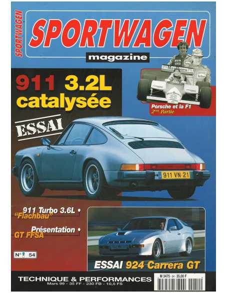 Sportwagen Magazine Porsche N°54 Dossier : Porsche et la F1 (2°partie) | Sportwagen 54 |