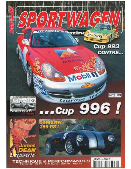 Sportwagen Magazine Porsche N°53 Dossier : Porsche et la F1 (1°partie) | Sportwagen 53 |