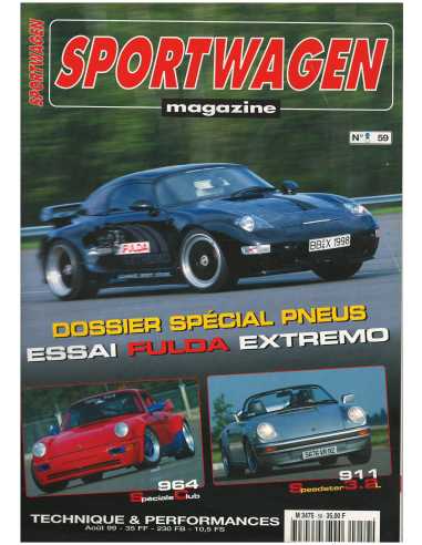 Sportwagen Magazine Porsche N°59 Dossier : Spécial Pneu | Sportwagen 59 |