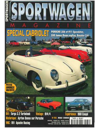 Sportwagen Magazine Porsche N°66 Dossier : Spécial Cabriolet 356, 550, Speedster | Sportwagen 66 |