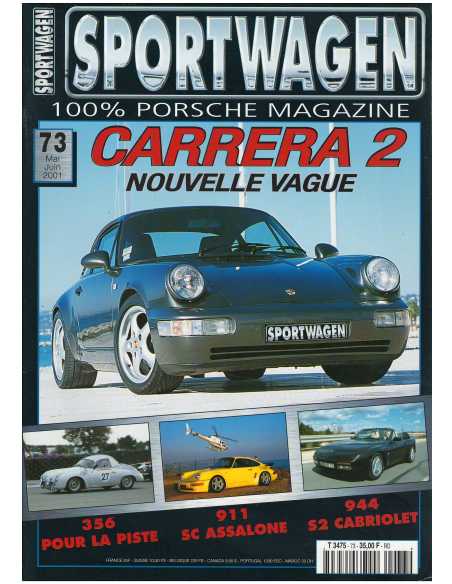 Sportwagen Magazine Porsche N°73 Dossier : 944 S2 Cabriolet | Sportwagen 73 |