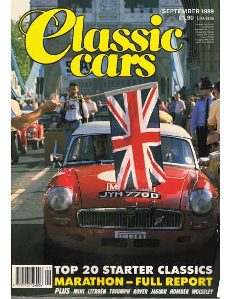 Thoroughbred & Classic Cars September 1989 | Thoroughbred & Classic Cars September 1988 |