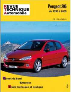 REVUE TECHNIQUE PEUGEOT 206 S16 (1999 à 2006) - RTA 426 | 9791028307929 | 2