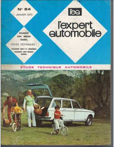 Etude Technique Peugeot 204 Break Diesel LEA 84 | LEA84 |