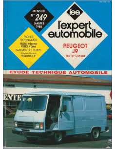 Etude Technique Automobile Peugeot J9 Essence et Diesel - 1988 | LEA249 |