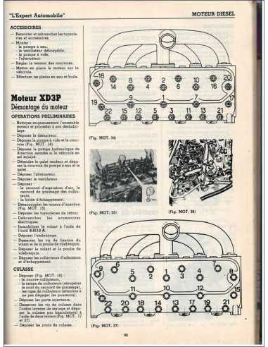 Etude Technique Automobile Peugeot J9 Essence et Diesel - 1988 | LEA249 |