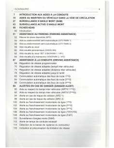 Technologie et diagnostic des systèmes d'aide à la conduite Formation technique Ref Z1S88 | PSA Z1S88 | 2