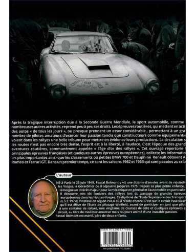 L’Age d’Or des Rallyes 1962-1963 De Pascal Bolmont | 9782956774860 |