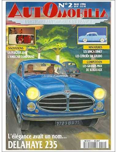 Magazine AUTOMOBILIA N°2 Mai 1996 Dossier : Delahaye 235 | AUTOMOBILIA N°2 |