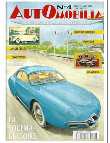 Magazine AUTOMOBILIA N°4 Juillet-Aout 1996 Dossier : Matford V8 1938-1939 | AUTOMOBILIA N°04 |