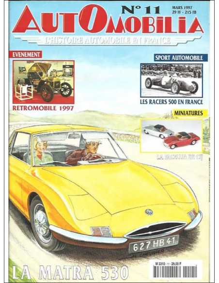 Automobilia N°11 Mars 1997 Dossier : La Bugatti 57 Initiale 1933-1935 (Partie1) | Automobilia N°11 |