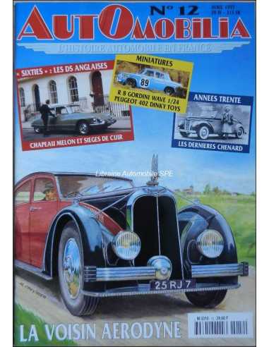Automobilia N°12 Avril 1997 Dossier : La Voisin Aérodyne | Automobilia N°12 |
