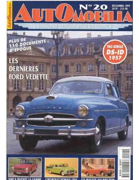 Automobilia N°20 Décembre 1997 Dossier : Ford Vedette 1952-1954 | Automobilia N°20 |