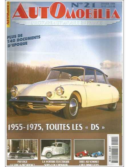 Automobilia N°21 Janvier 1998 Dossier : Citroën DS 1955-1975 | Automobilia N°21 |