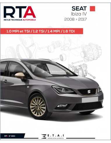 REVUE TECHNIQUE SEAT IBIZA 4 (2008 à 2017) - RTA 860 | 9791028308490 |