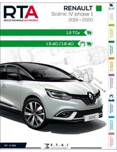 REVUE TECHNIQUE RENAULT SCENIC 4 phase 1 (2016 à 2020) - RTA 858 | 9791028308476 |