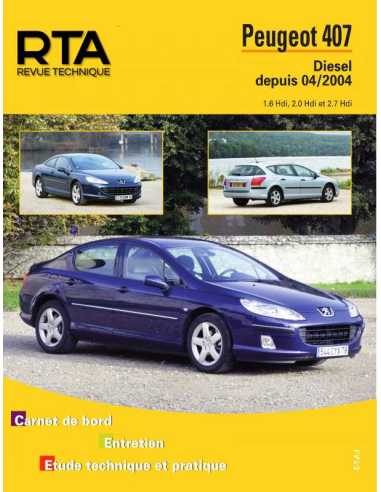 REVUE TECHNIQUE PEUGEOT 407 Diesel (2004 à 2011) - RTA 686 | 9782726868614 |