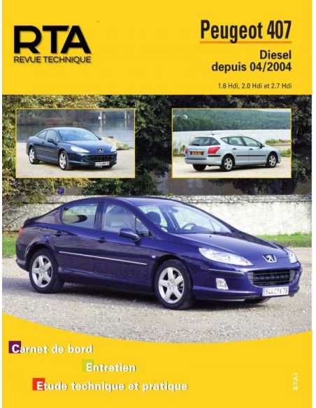 REVUE TECHNIQUE PEUGEOT 407 Diesel (2004 à 2011) - RTA 686 | 9782726868614 |
