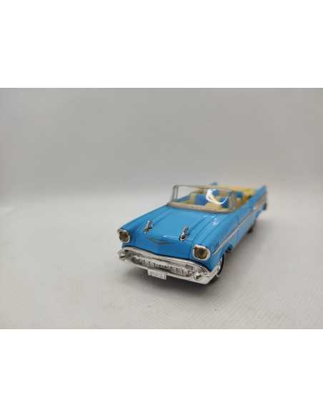 CHEVROLET BEL AIR SPORT COUPE N° DY27 1/43° | Chevrolet Bel Air Sport Coupé Bleu de 1957 |