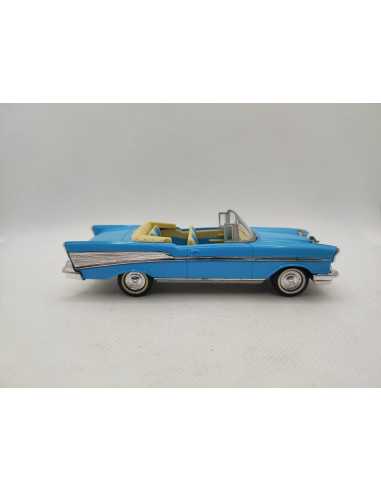 CHEVROLET BEL AIR SPORT COUPE N° DY27 1/43° | Chevrolet Bel Air Sport Coupé Bleu de 1957 |