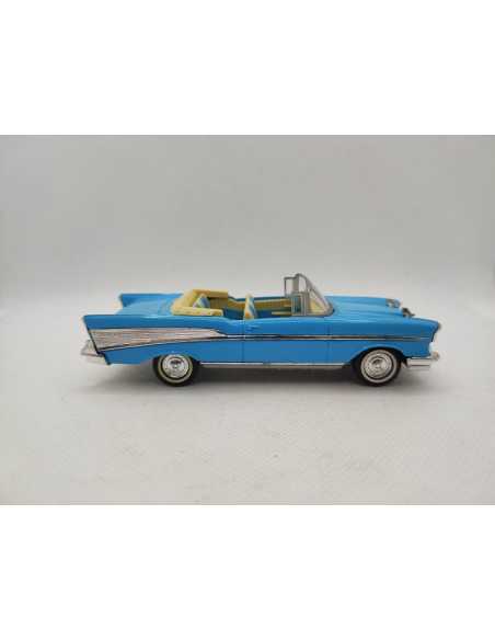 CHEVROLET BEL AIR SPORT COUPE N° DY27 1/43° | Chevrolet Bel Air Sport Coupé Bleu de 1957 |