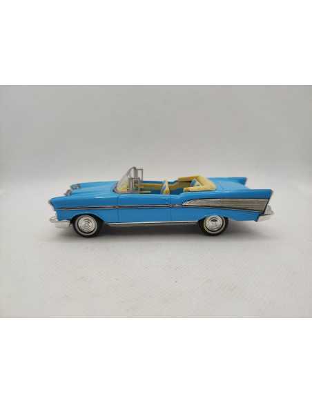 CHEVROLET BEL AIR SPORT COUPE N° DY27 1/43° | Chevrolet Bel Air Sport Coupé Bleu de 1957 |