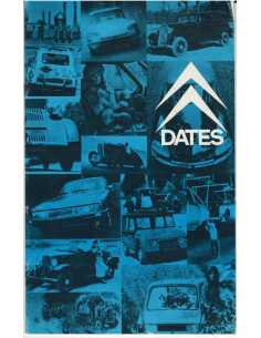 Brochures Dates Citroën 1919-1977 (Français / Anglais) | Dates 1919-1977 |