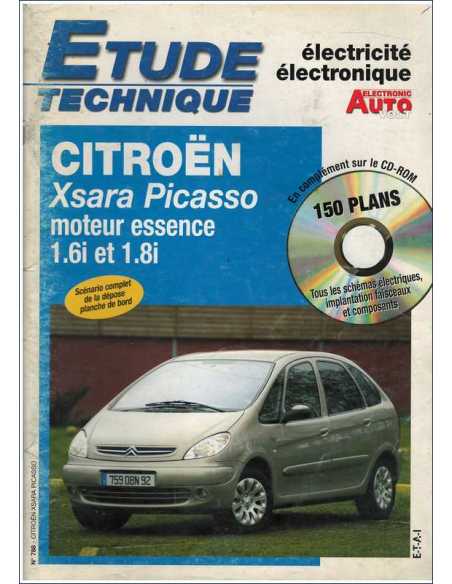 Revue Technique Electrique Citroen Xsara Picasso Essence 1.6i et 1.8i | AUTO VOLT 788 |