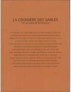 La Croisière des sables, Sur les pistes de Tombouctou De Ariane Audouin-Dubreuil Ed. Glénat | 9782723452519 | 2