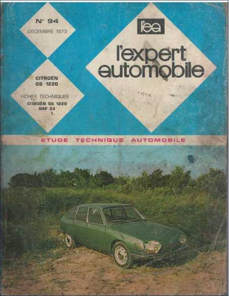 Etude Technique Automobile Citroën GS 1220 | LEA94 |