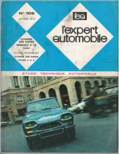 Etude Technique Automobile Citroën AMI Super | LEA 106 |