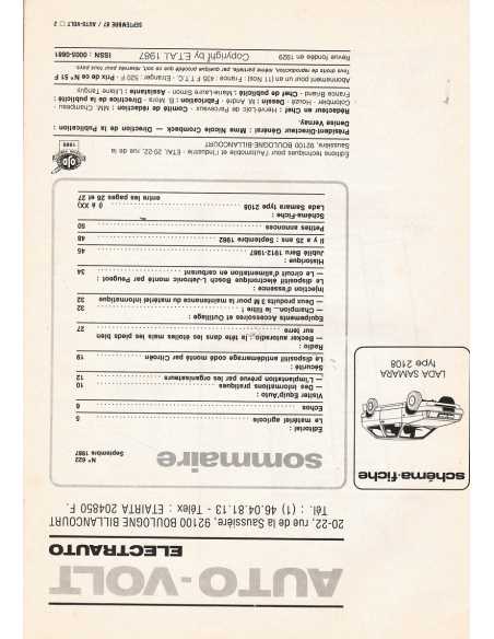 AUTO-VOLT LADA SAMARA Type 2108 N°622 Septembre 1987 | AUTO-VOLT 622 |
