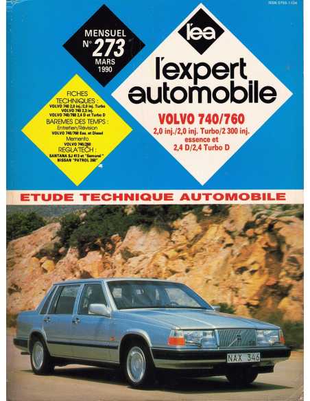 Etude Technique Automobile VOLVO 740/760 N°273 Mars 1990 | LEA 273 |